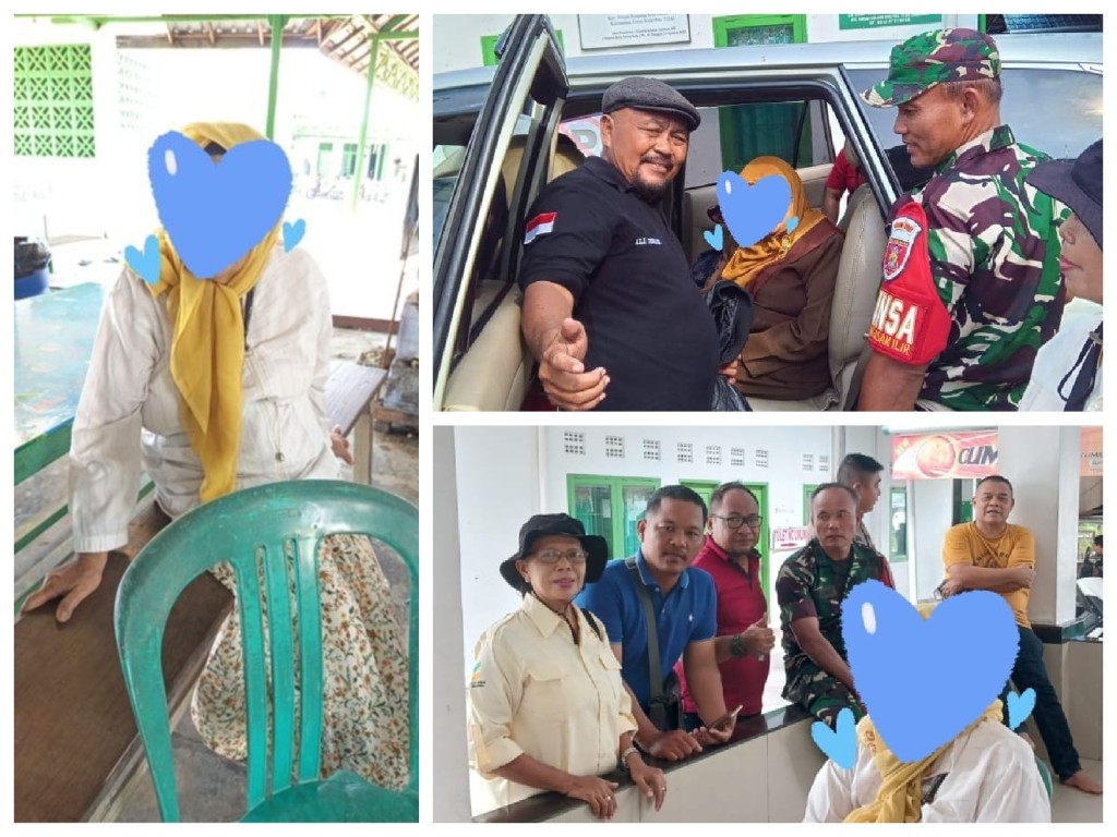 Penanganan Lansia Terlantar di Mesjid Darunni'mah Samarinda (warga Kota Balikpapan) dan sudah dipulangkan ke Kota Balikpapan