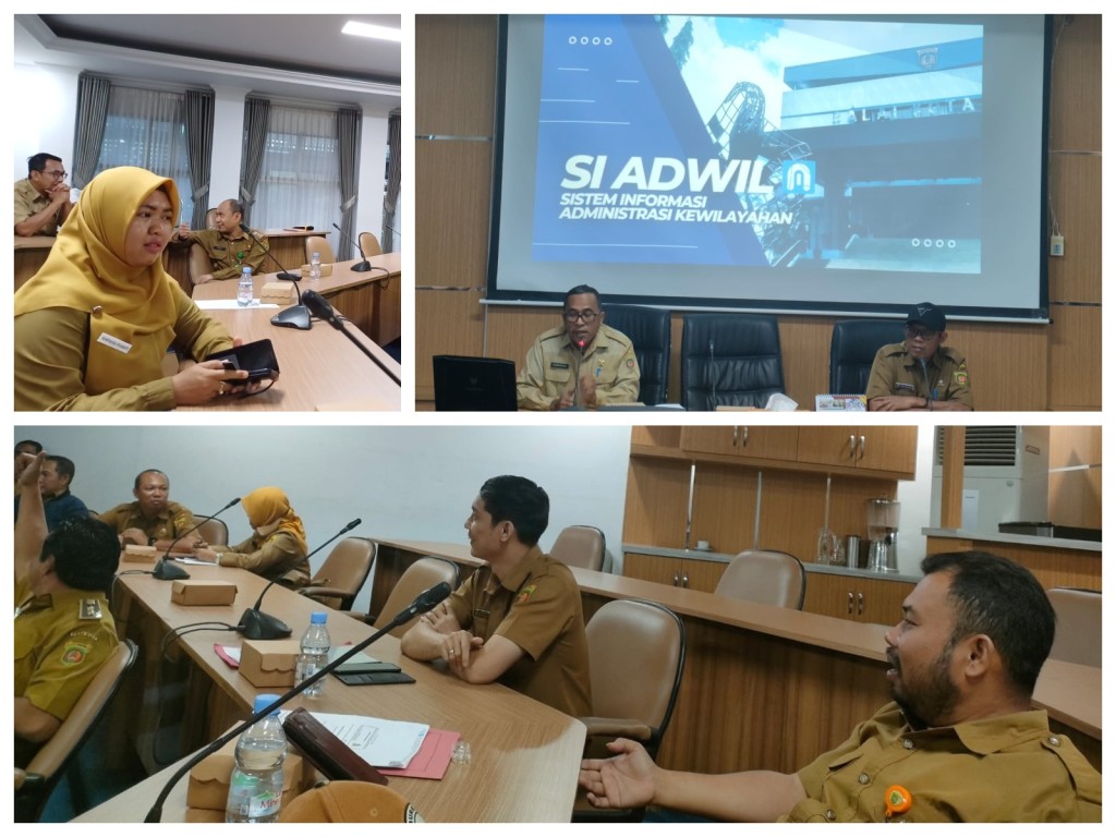 Rapat koordinasi batas wilayah yang dilaksanakan bagian Tapem