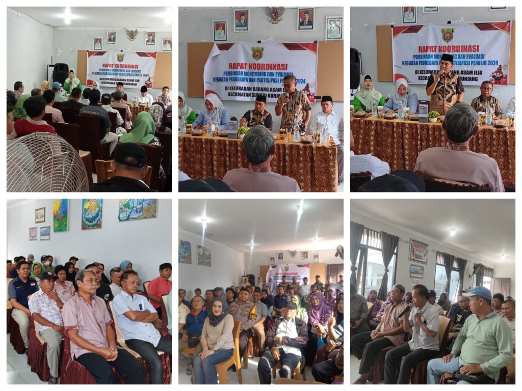 Rapat Koordinasi Pembinaan, Monitoring dan Evaluasi Kegiatan Probebaya serta Partisipasi Pemilih Pilkada 2024