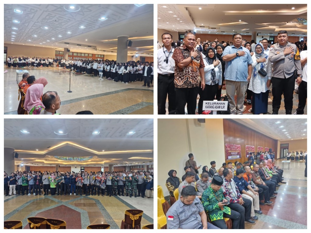 Pelantikan Anggota KPPS Se Kecamatan Sungai Kunjang bertempat di Ballroom Islamic Centre Samarinda