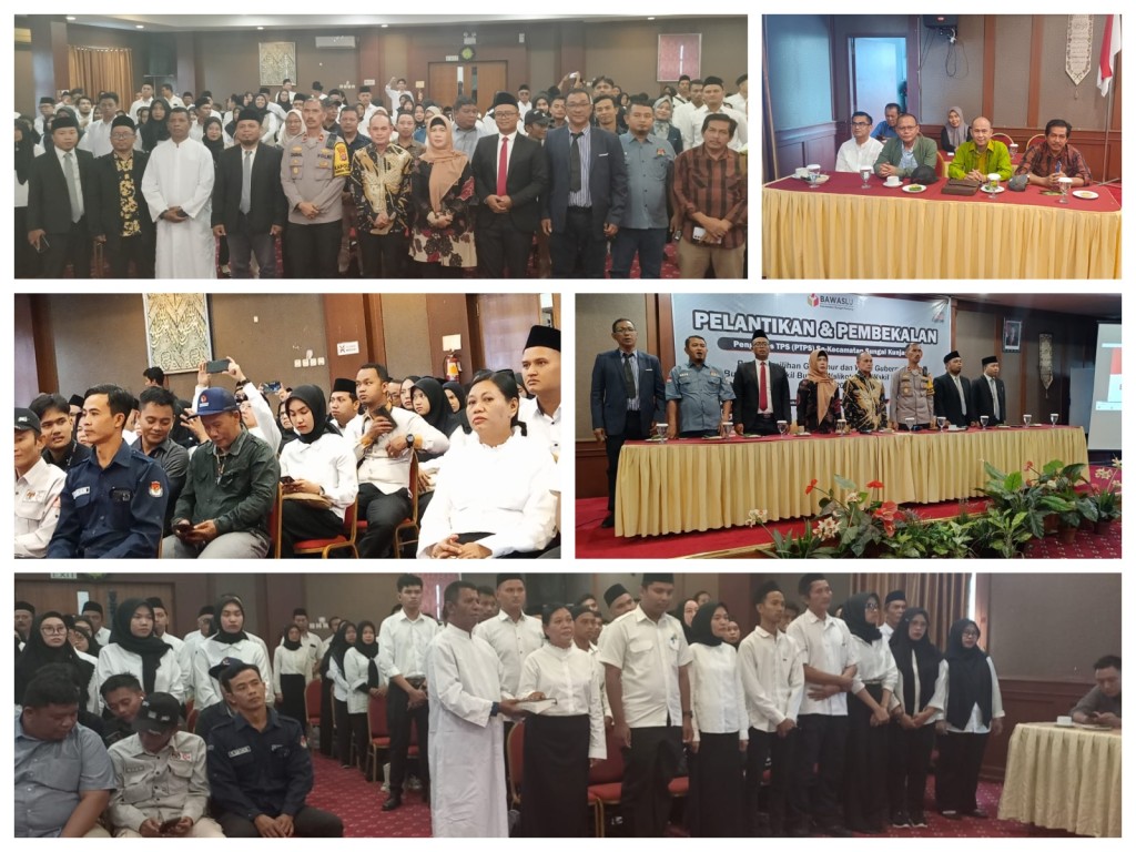 Pelantikan Calon Pengawas TPS (PTPS) Se Kecamatan Sungai Kunjang pada Pemilihan Gubernur dan Wakul Gubernur, Bupati dan Wakil Bupati, Walikota dan Wakil WalikotaTahun 2024