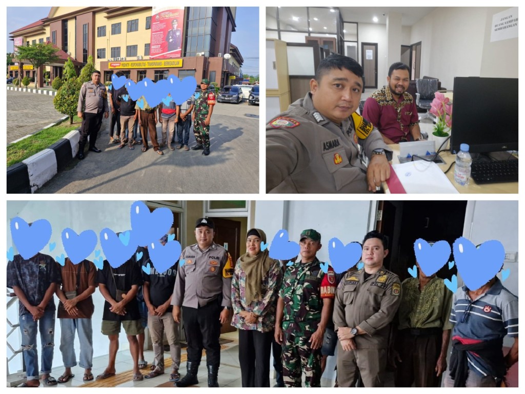 Penanganan OT di Masjid Darunni'mah sebanyak 9 orang asal Kota Palu diantar ke Rumah Singgah milik Dinas Sosial dan Pemberdayaan Masyarakat Kota Samarinda