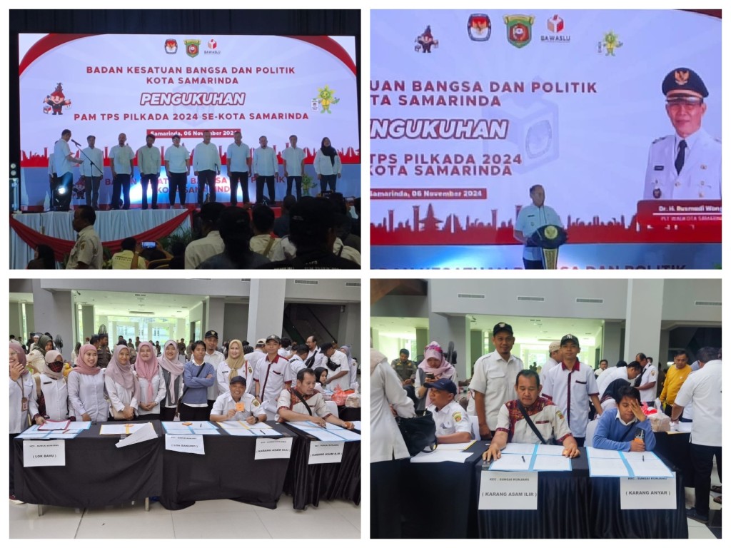 Pengukuhan PAM TPS Se Kota Samarinda bertempat di Gedung Plenary Hall Gor Sempaja Samarinda
