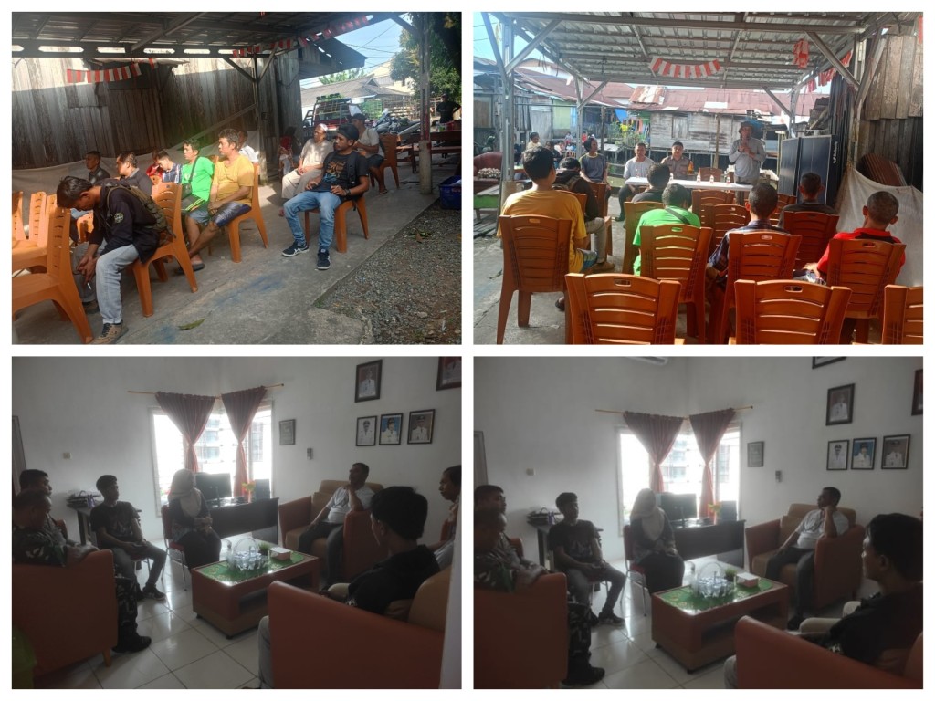 Rapat koordinasi dan Sosialisasi terkait Program Pengendalian Banjir di Kota Samarinda di Jl. Slamet Riyadi Gg. Kodesu RT. 03 Kelurahan Karang Asam Ilir