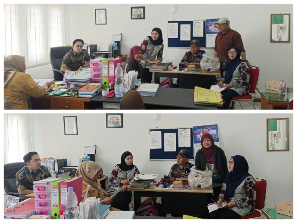 Rapat koordinasi pelaksanaan DPA perubahan tahun 2024 bertempat di ruang keuangan Kecamatan Sungai Kunjang