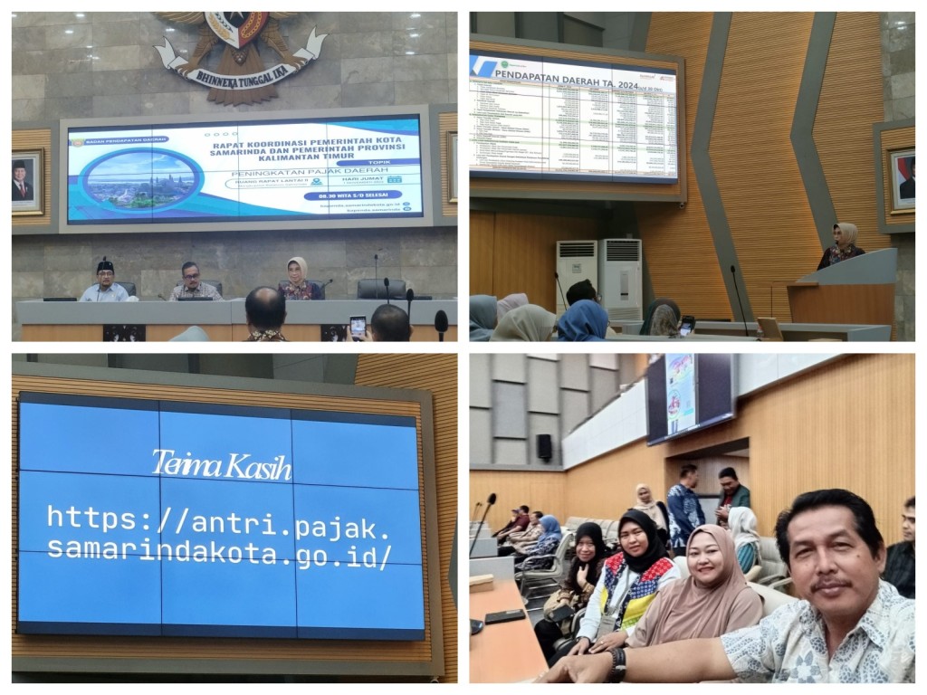 Rapat Koordinasi Peningkatan Pajak Daerah Pemerintah Kota samarinda dan Pemerintah Provinsi yang dilaksanakan BAPENDA Kota Samarinda