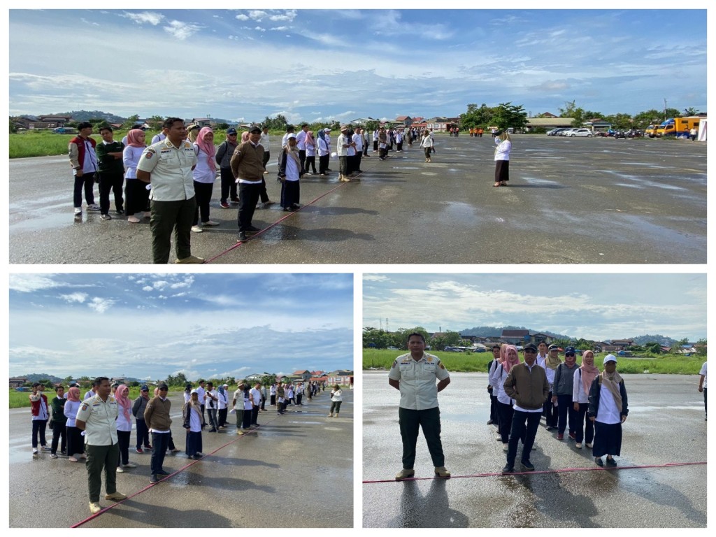 Gladi Bersih Apel Gelar Pasukan, Penyerahan BKO Petugas Ketertiban PAM TPS Se Kota Samarinda