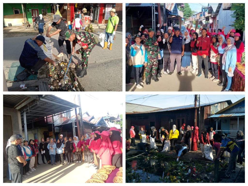 Gotong royong serentak dalam rangka HKSN Tahun 2024