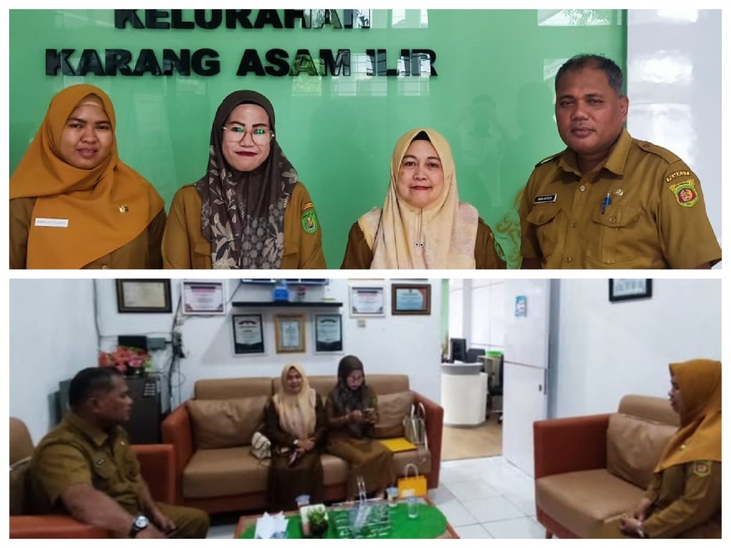 Menerima kunjungan studi tiru dari Kota Sangata terkait Pelayanan Publik di Kelurahan Karang Asam Ilir