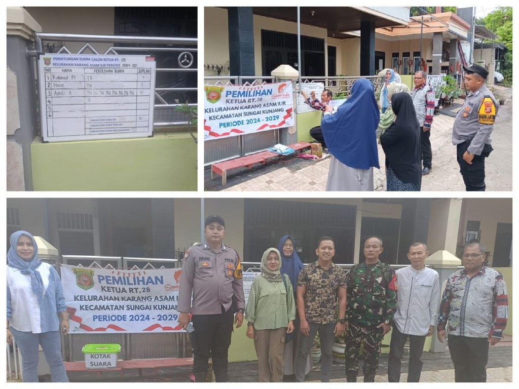 Pelaksanaan Pemilihan Ketua RT 28 Kelurahan Karang Asam Ilir periode Tahun 2024 - 2029