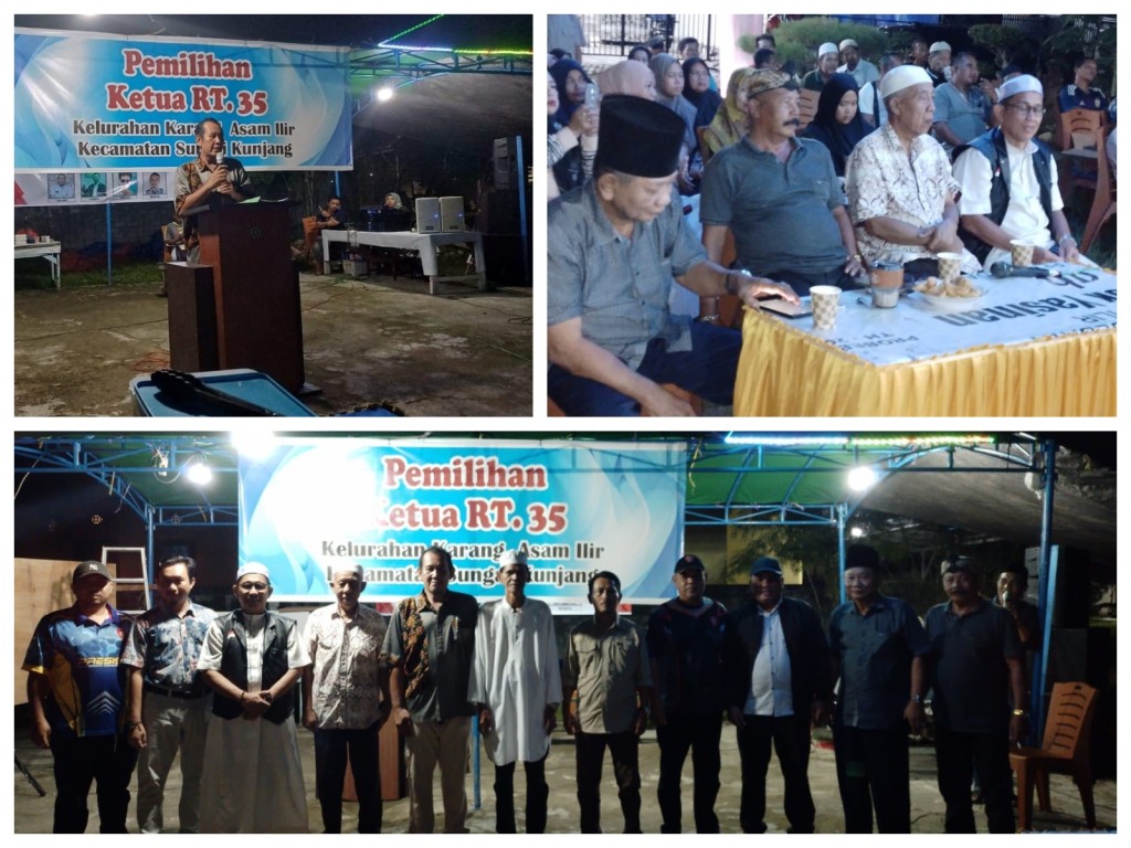 Penyampaian Visi dan Misi Calon Ketua RT 35