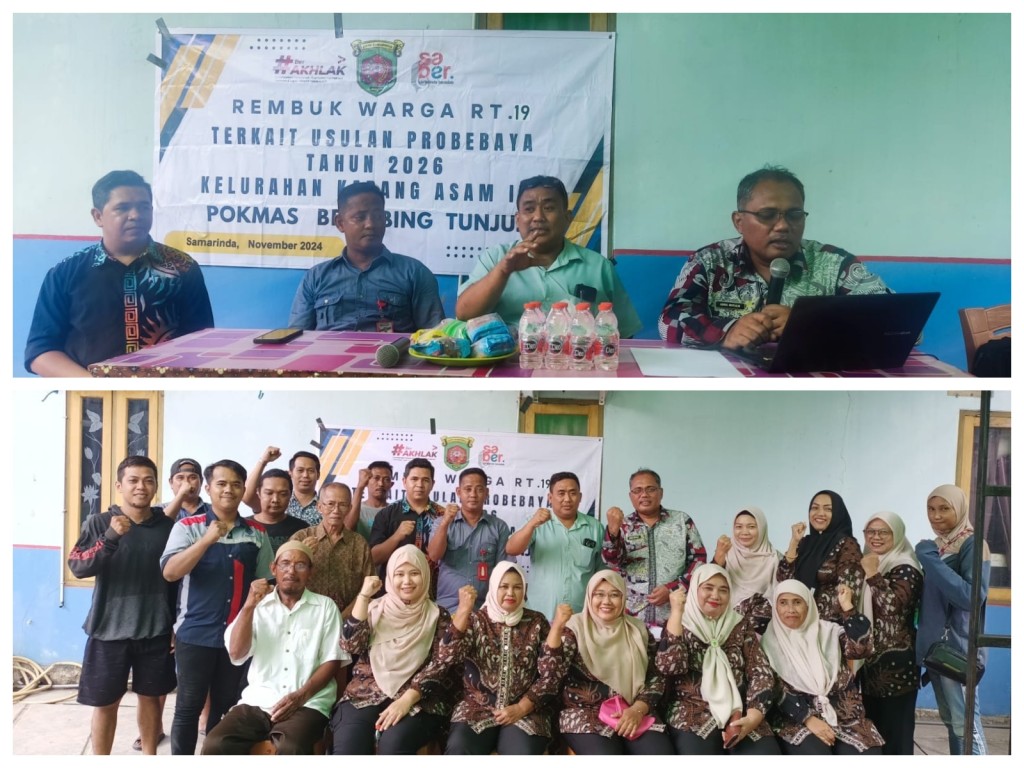 Rembug Warga di RT. 19 Kelurahan Karang Asam Ilir