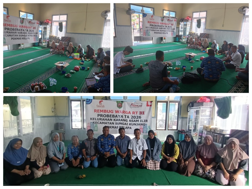 Rembug Warga di RT. 31 Kelurahan Karang Asam Ilir