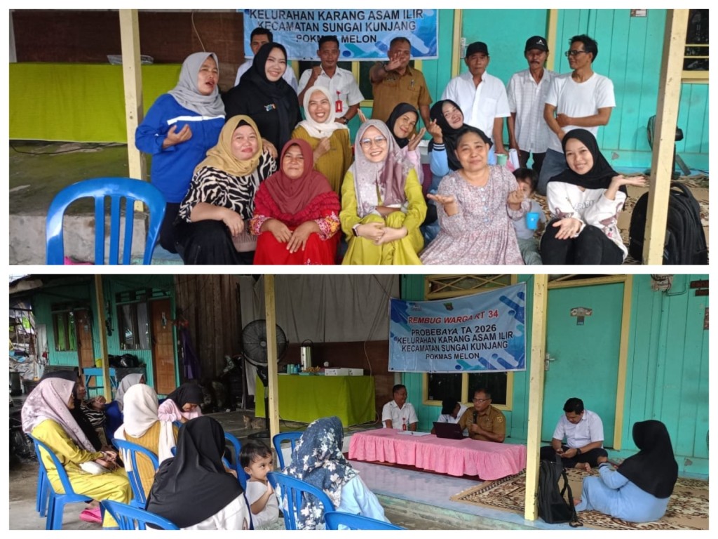 Rembug Warga di RT. 34 Kelurahan Karang Asam Ilir