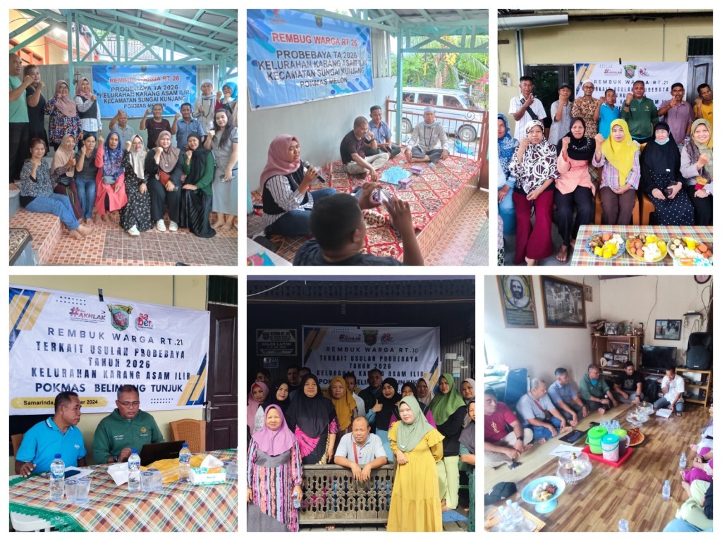 Rembug Warga di RT.21, 26 dan 30 Kelurahan Karang Asam Ilir