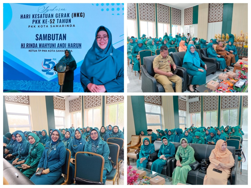 Syukuran Hari Kesatuan Gerak (HKG) PKK Ke - 52 Tahun, PKK Kota Samarinda "Bergerak Bersama PKK, Mewujudkan Keluarga Sejahtera Mewujudkan Indonesia Maju"
