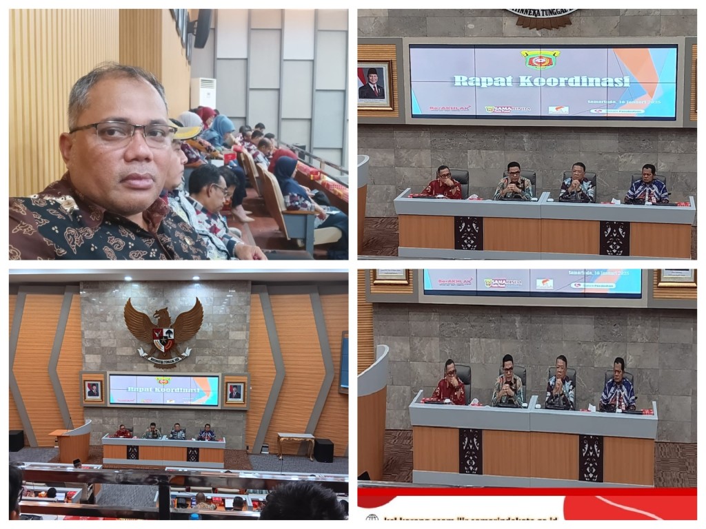 Rapat Koordinasi yang di pimpin oleh Wali Kota Samarinda