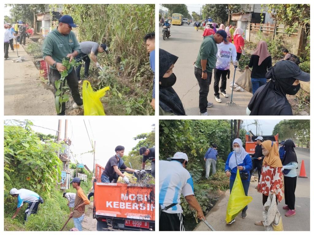 Gotong Royong Massal Se Kecamatan Sungai Kunjang