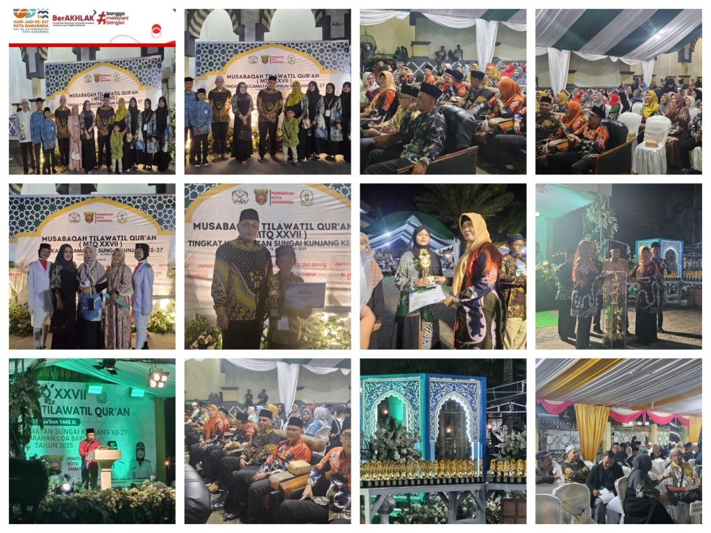 Penutupan Musabaqah Tilawatil Qur'an (MTQ) Ke - 27 Tingkat Kecamatan Sungai Kunjang