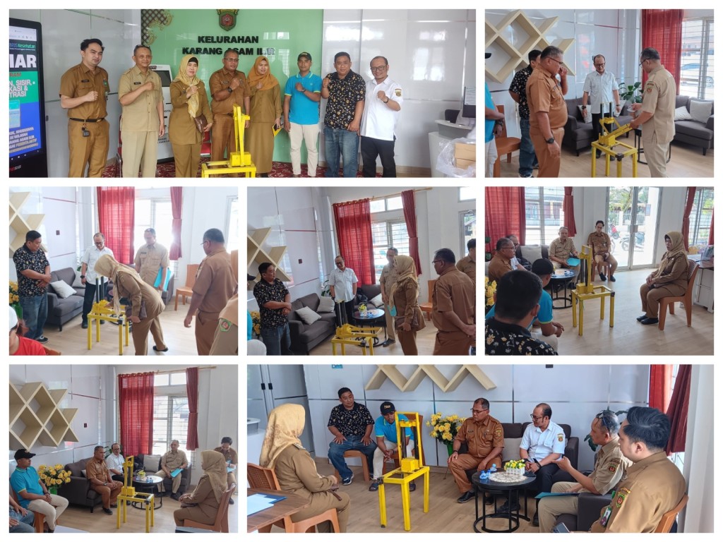 Kunjungan dan Monitoring dari Dinas Tenaga Kerja Kota Samarinda dan Kecamatan Sungai Kunjang terkait Teknologi Tepat Guna (TTG)