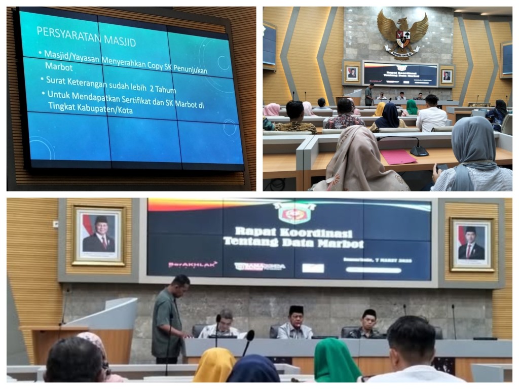Rapat Koordinasi tentang Data Marbot