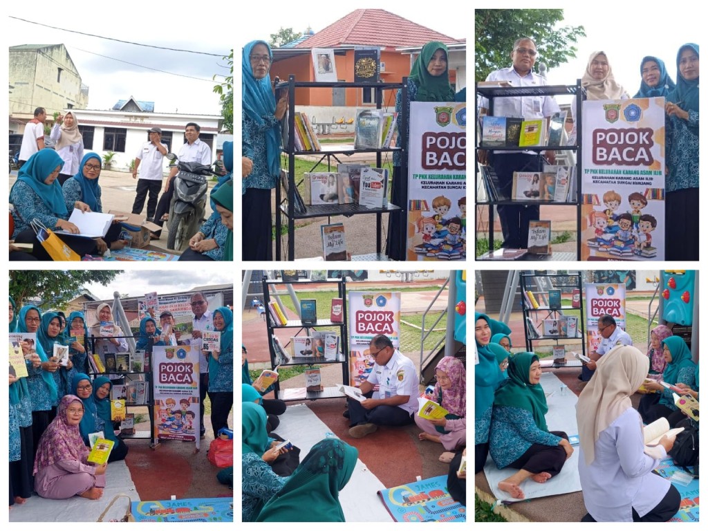 Sosialisasi Pojok Baca yang dilaksanakan oleh Pokja II TP PKK