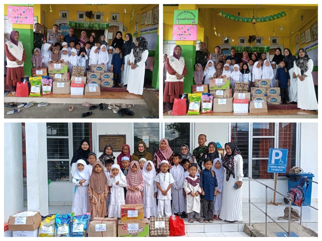 Kunjungan ke Asrama Yatim Piatu dan Dhuafa Rumah Harapan Jl. Adam Malik RT. 22
