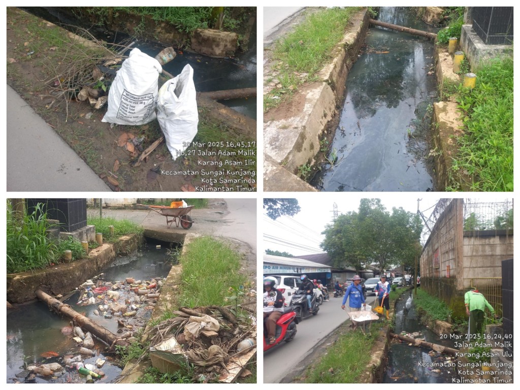 Pelaksanaan Gotong Royong di Lingkungan RT. 25