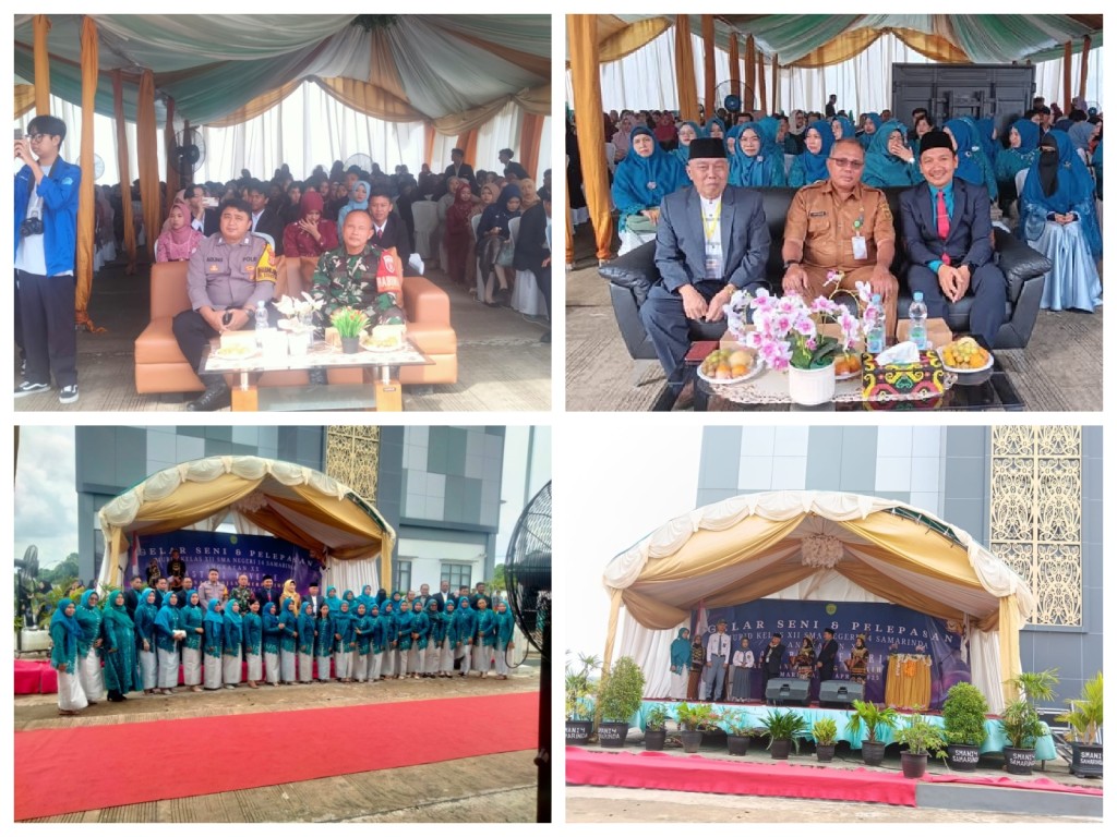 Gelar Seni Pelepasan Murid Kelas XII SMAN 14 Samarinda