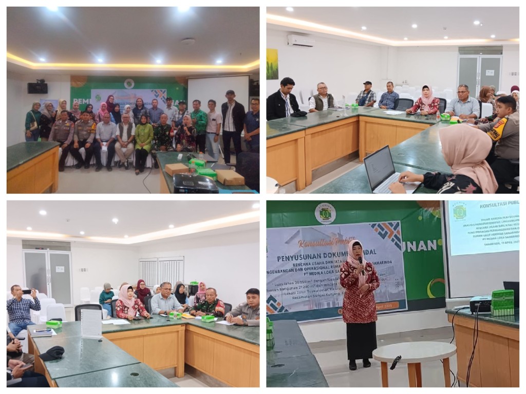 Konsultasi Publik Penyusunan Dokumen Amdal Pengembangan Pembangunan Operasional RS. Hermina Samarinda
