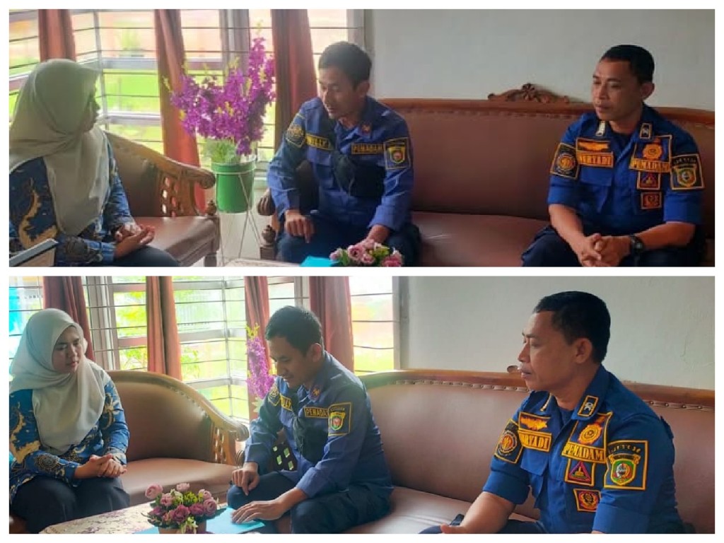 Kunjungan dari Dinas Pemadam Kebaran dan Penyelamatan Kota Samarinda