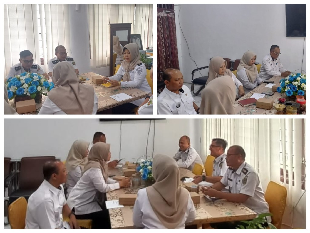 Rapat koordinasi bersama Camat Sungai Kunjang, Lurah Se Kecamatan Sungai Kunjang (yang mewakili)