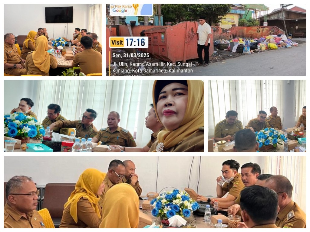 Rapat Koordinasi bersama Camat Sungai Kunjang, Sekcam Sungai Kunjang, Lurah Se Kecamatan Sungai Kunjang