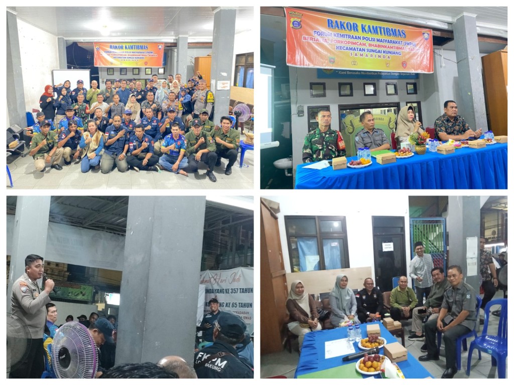 Rakor Kamtibmas Se Kecamatan Sungai Kunjang