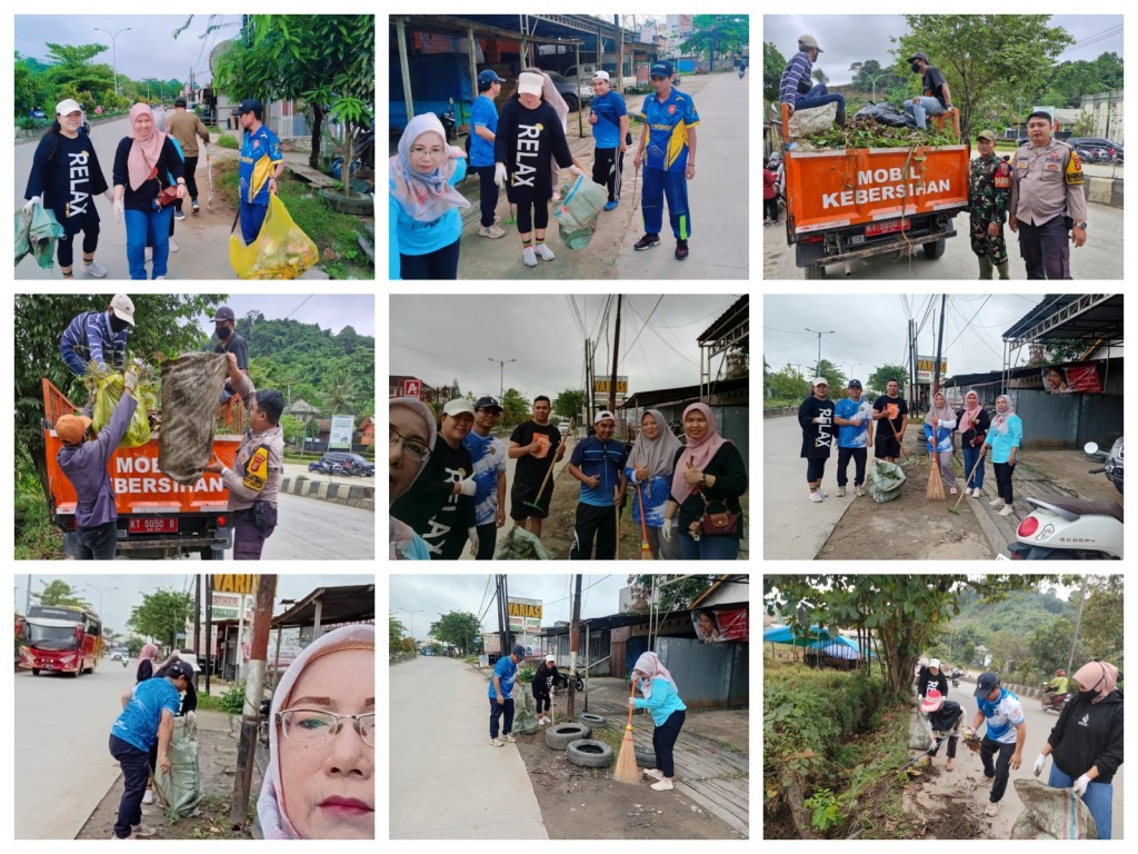 Gotong Royong Massal Se Kecamatan Sungai Kunjang