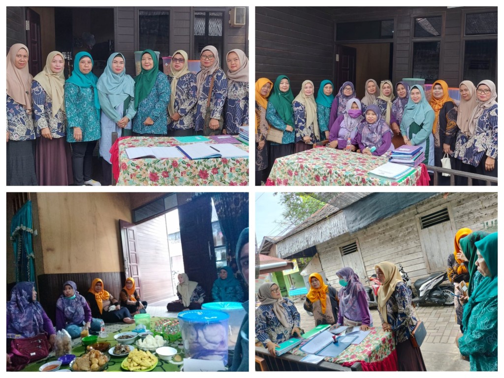 Monitoring TP PKK Kecamatan Sungai Kunjang ke Dasawisma Integritas RT. 03