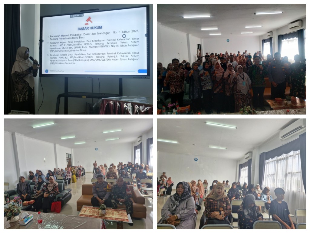 Sosialisasi Sistem Penerimaan Murid Baru (SPMB) Tahun Pelajaran 2025/2026 di SMAN 14 Samarinda
