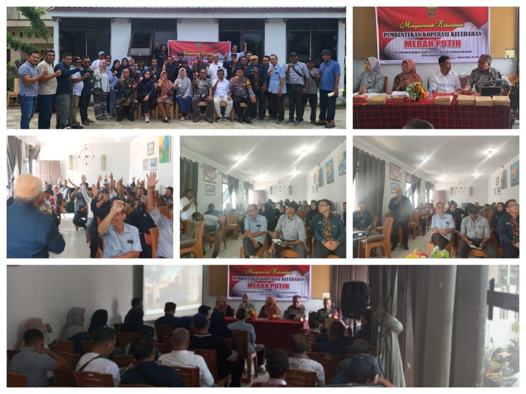 Pelaksanaan Musyawarah Kelurahan Pembentukan Koperasi Kelurahan Merah Putih