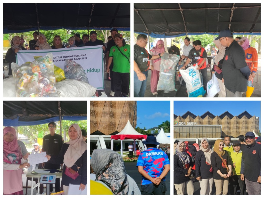 Apel Bersama dan Aksi Pungut Sampah Plastik di Sekitar Wilayah Masing - Masing yang dilaksanakan oleh DLH Kota Samarinda