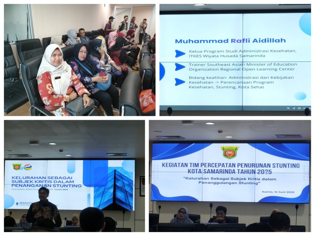 Kelurahan sebagai Subjek Kritis dalam Penanggulangan Stunting yang diselenggarakan oleh DPPKB Kota Samarinda