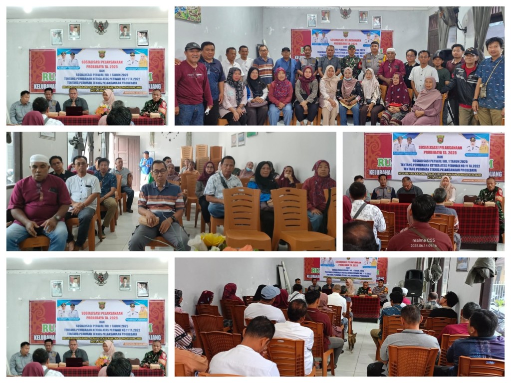 Sosialisasi Pelaksanaan Probebaya TA 2025 dan Sosialisasi Perwali No .1 Tahun 2025