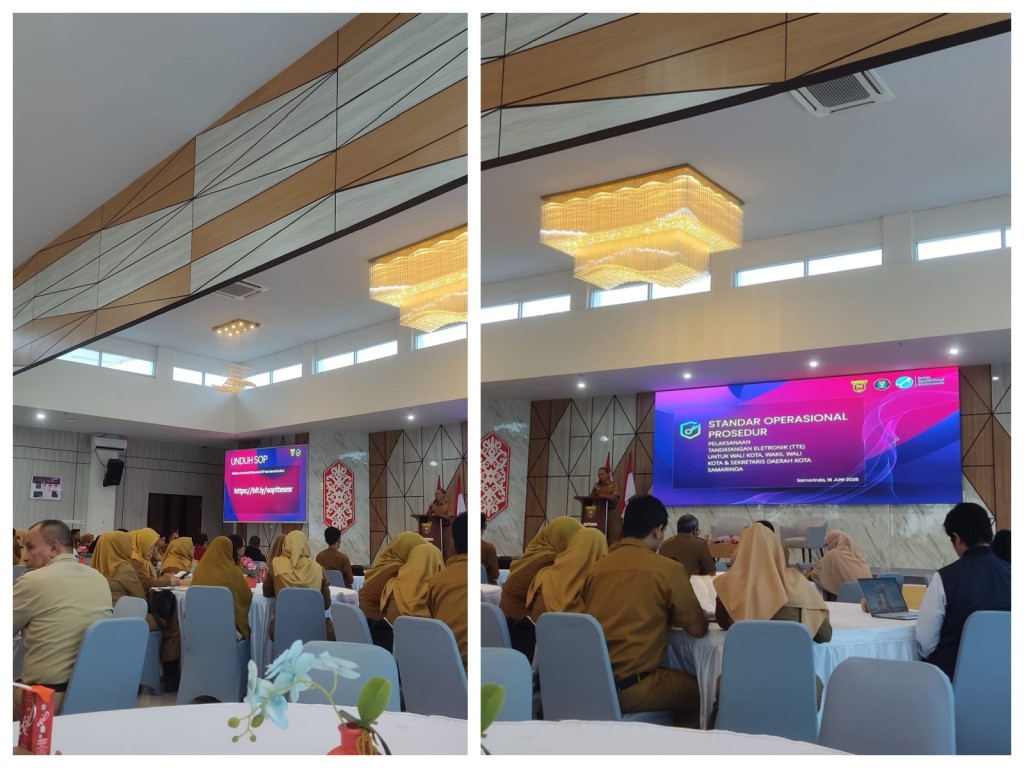 Sosialisasi Penggunaan Tanda Tangan Elektronik (TTE) Wali Kota, Wakil Wali Kota dan Sekretaris Daerah pada Naskah