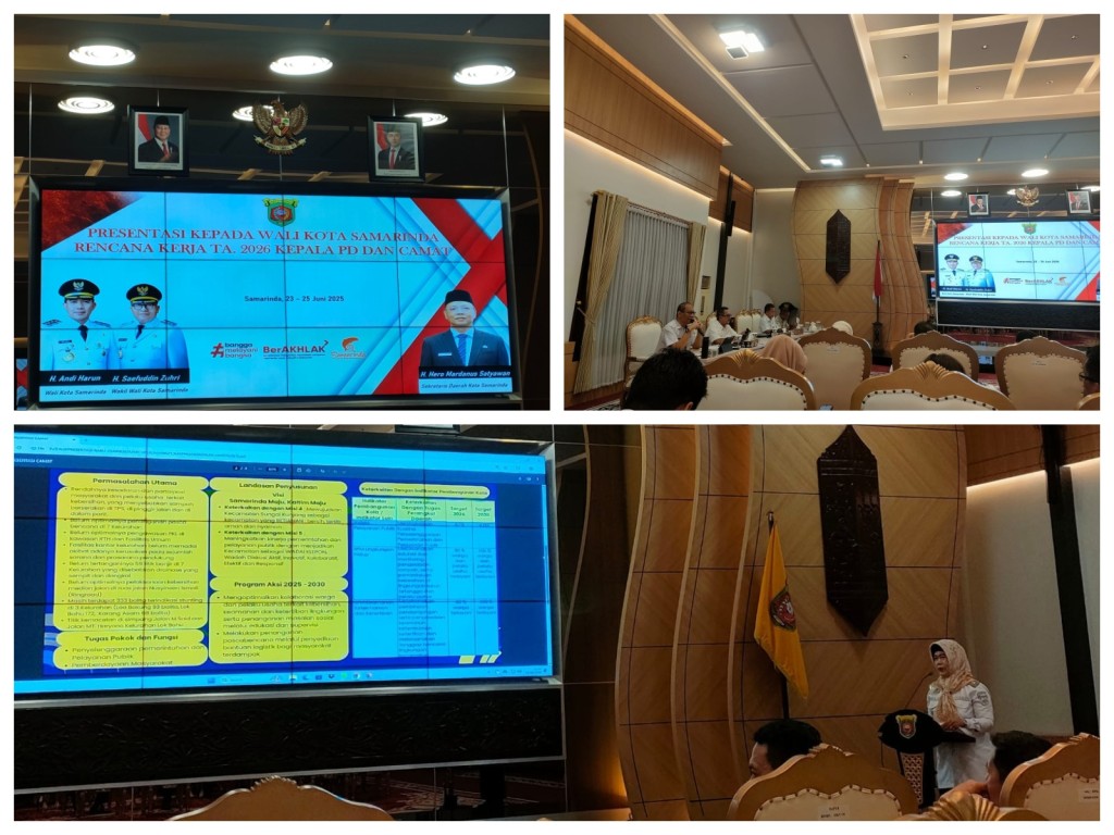 Presentasi Kepada Wali Kota Samarinda