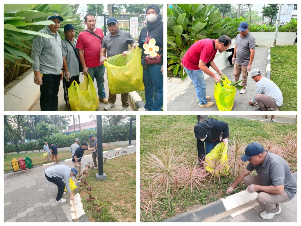 Gotong Royong Massal "ASN Pemkot Samarinda Gotong Royong Peduli Kebersihan Taman Cerdas Samarinda"