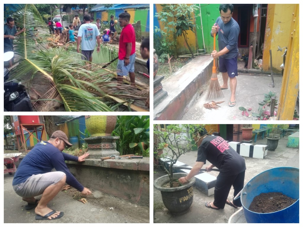 Pelaksanaan Gotong Royong di RT. 06