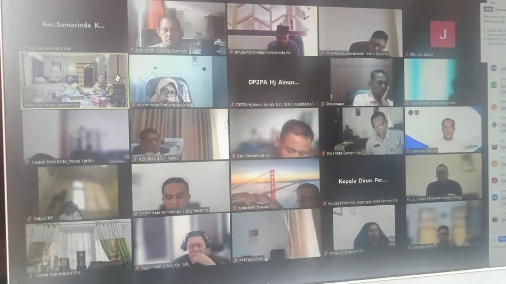 Zoom Meeting rapat koordinasi