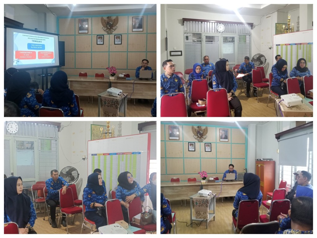 Klarifikasi Realisasi Anggaran Triwulan 2 dan Persiapan Presentasi EDalev pada Bapperida