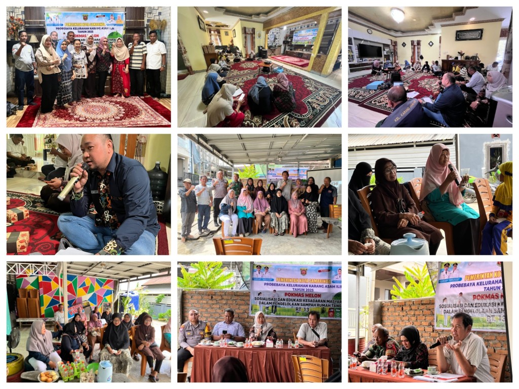 Sosialisasi Pengelolaan Sampah pada Program Probebaya Tahun 2025 Bidang Pemberdayaan Masyarakat di lingkungan RT. 13 dan 22