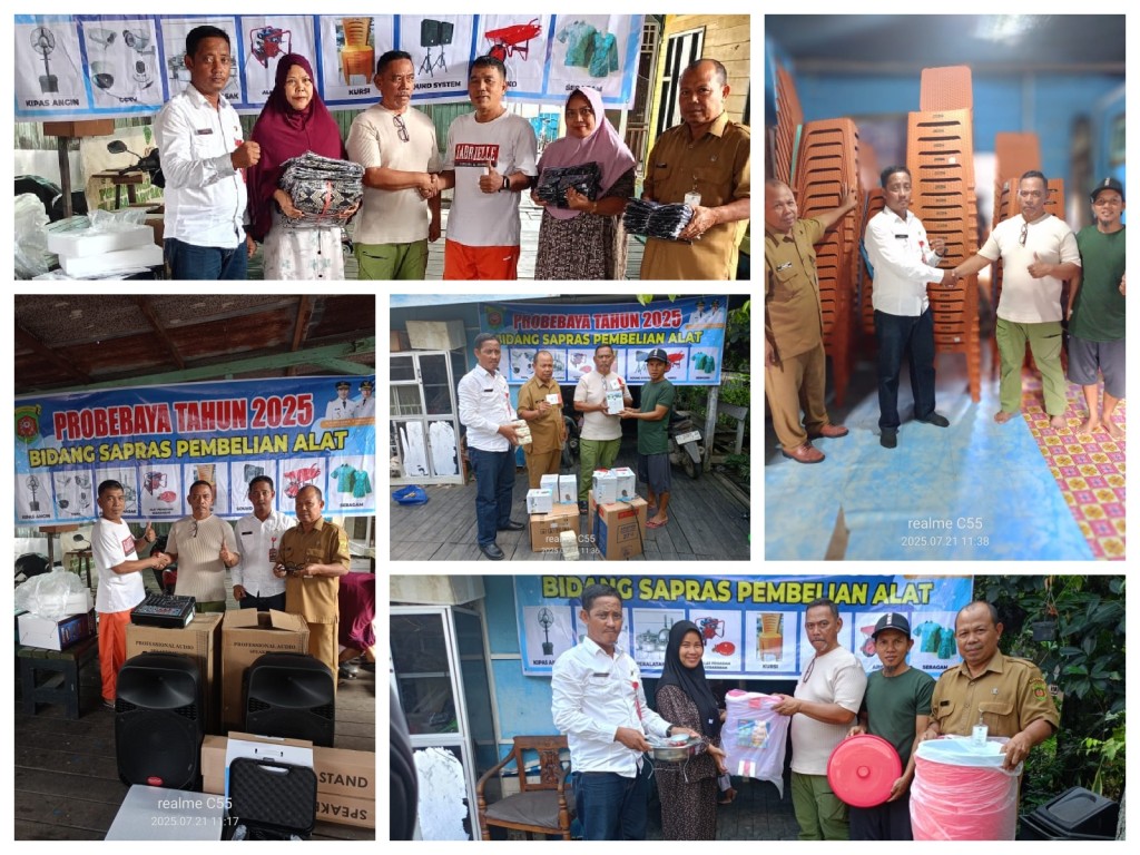 Serah terima barang Non Infrastruktur Bidang Sapras Probebaya Tahun 2025