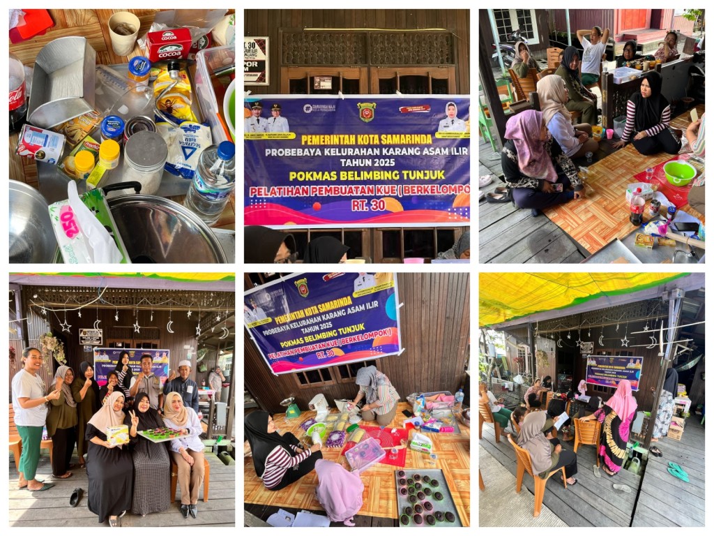 PELATIHAN PEMBUATAN KUE (BERKELOMPOK) di RT. 30